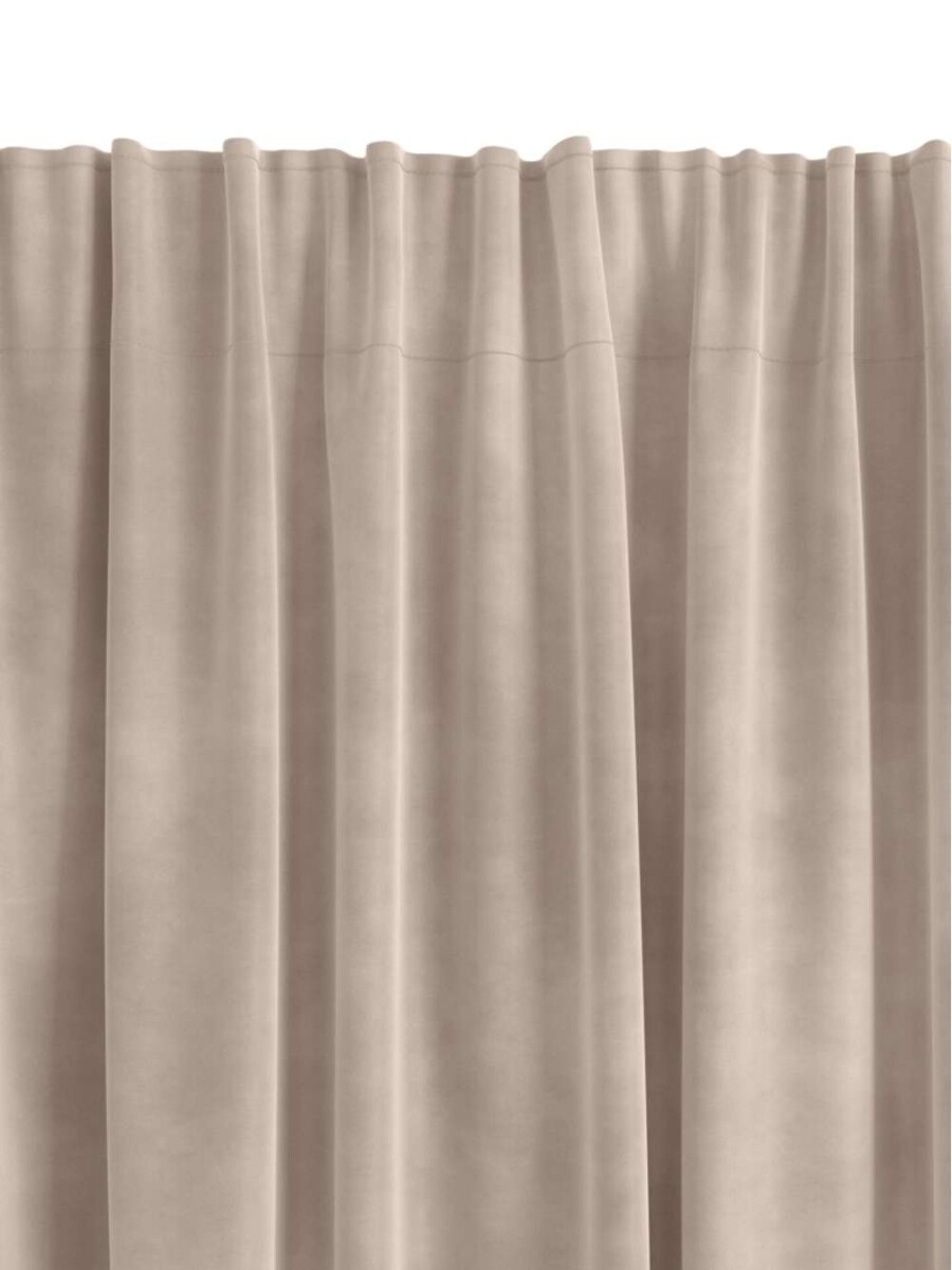 Cortina Austra 1X140X300 Terciopelo - Beige 