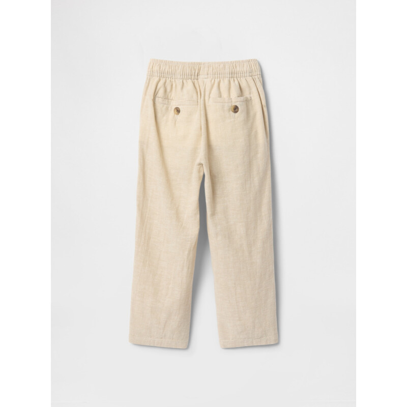 LINEN WOVEN BOTTOM OATMEAL
