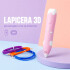 Lapicera 3D Infantil Recargable con Filamentos Rosa