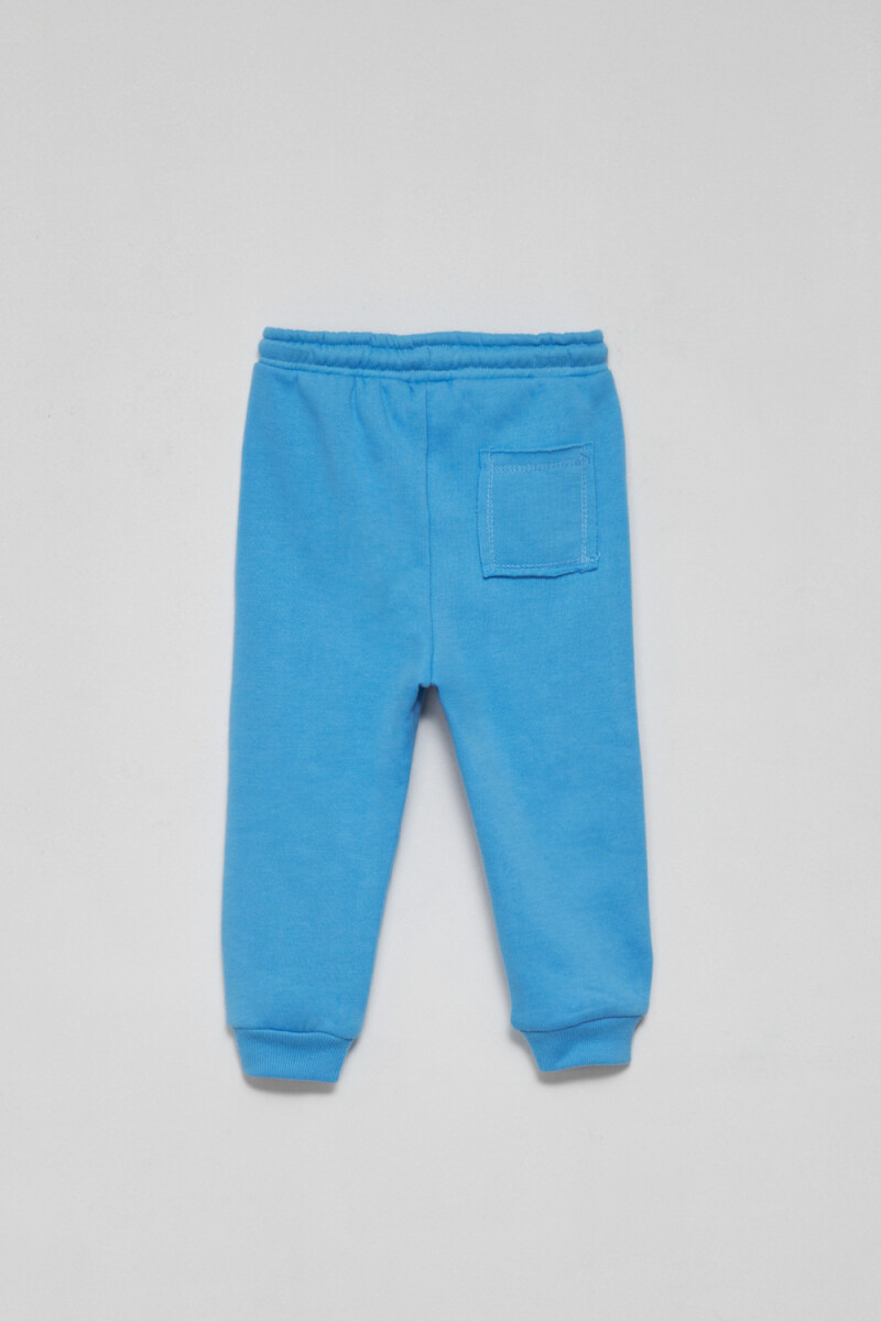 Pantalón deportivo Azul bolita