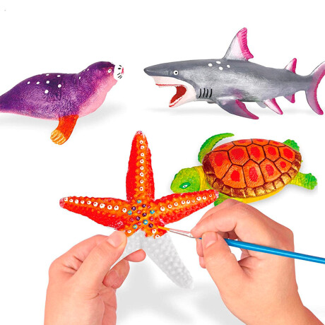 Juego De Arte Educativo Para Pintar Moldes Animales Animales Marinos