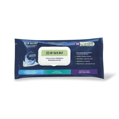 Toallitas Húmedas Dr Selby Refrescantes 50 Uds. Toallitas Húmedas Dr Selby Refrescantes 50 Uds.
