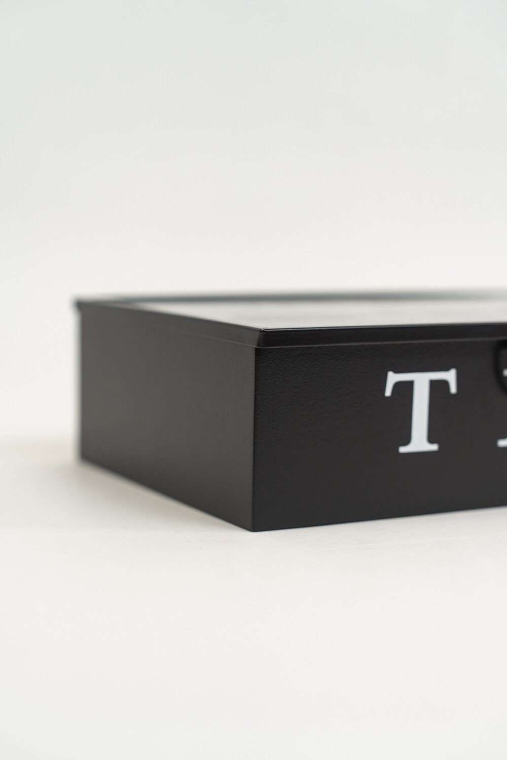 Caja Para Té Vemir, 6 Separaciones. Negro