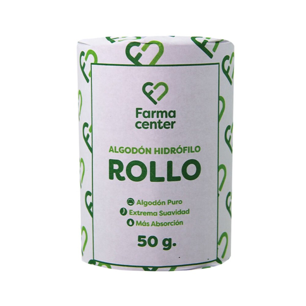 FARMACENTER ALGODON ROLLO UNID. X 50 GR. única