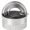 Jgo. de Cortantes borde filo ondas 5 pzas. en acero inox F/DCS-05W Jgo. de Cortantes borde filo ondas 5 pzas. en acero inox F/DCS-05W