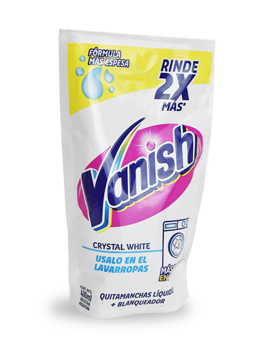 QUITAMANCHAS VANISH WHITE 400 ML DOY PACK 