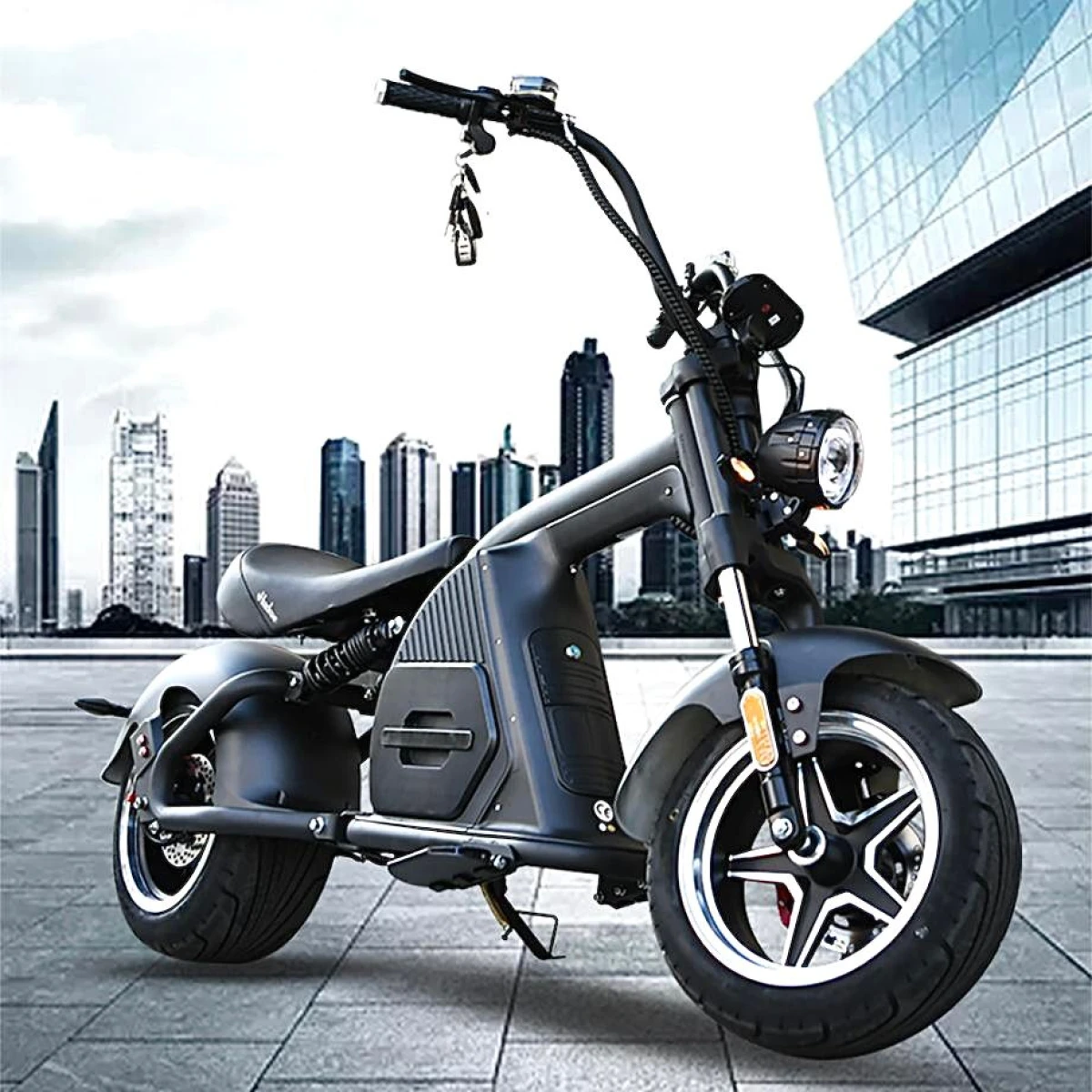 Moto Eléctrica Estilo Chopper M8 EEC 