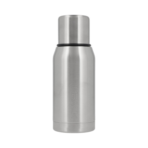 Set Termo de Acero Inoxidable Doble Capa y Doble Pico de 0,75 litros Color Plata + Mate con Tapa + Bombilla Set Termo de Acero Inoxidable Doble Capa y Doble Pico de 0,75 litros Color Plata + Mate con Tapa + Bombilla