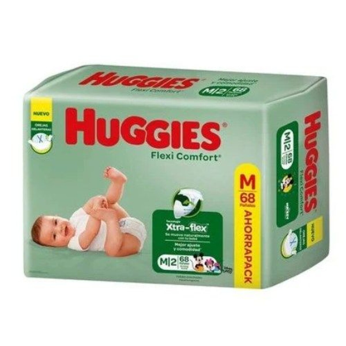 Pañales Huggies Flexi-confort M-2-68 