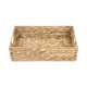 Bandeja cesto decorativo fibras seagrass 35x20x10 cm NATURAL