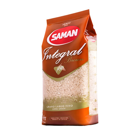 Arroz Integral SAMAN 1kg Arroz Integral SAMAN 1kg