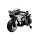 Moto a Batería Barry con ruedas luces música y usb Blanco