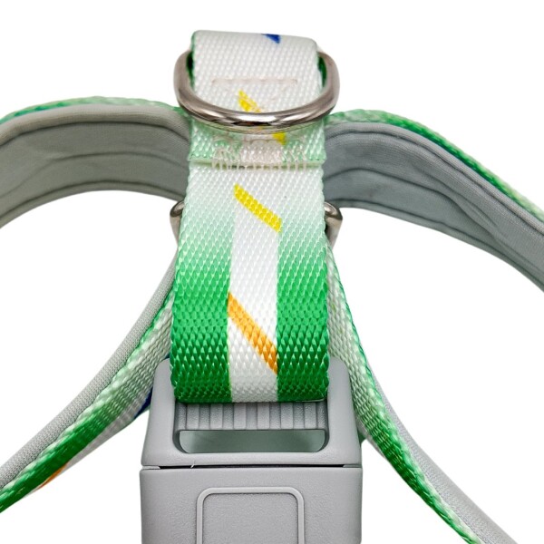 Arnes Correa Pretal Perro Mascota Ajustable Grande Variante Color Verde