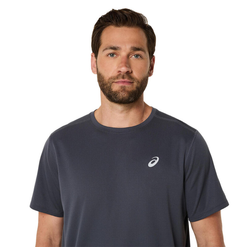 Polo Running Asics Silver SS Top Hombre Carrier Grey