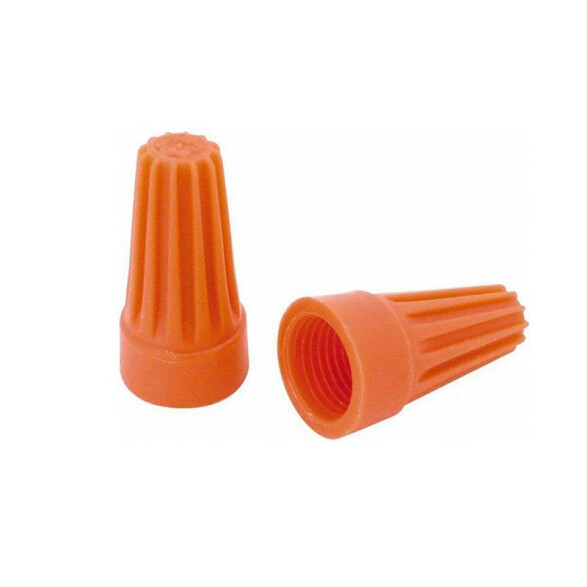 Conector de giro roscado 1,5-6,0mm² naranja 100un. HR3218