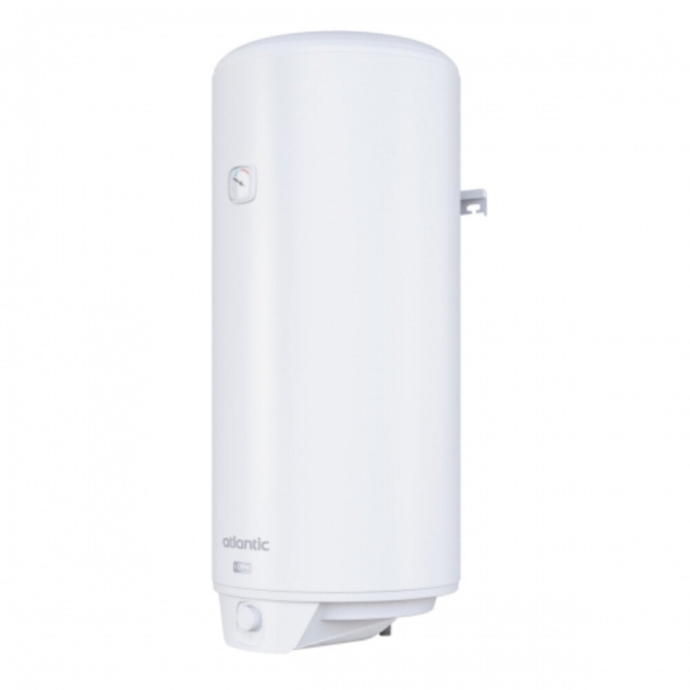 TERMOTANQUE ATLANTIC 100 Lts, TANQUE ACERO CLASE B blanco