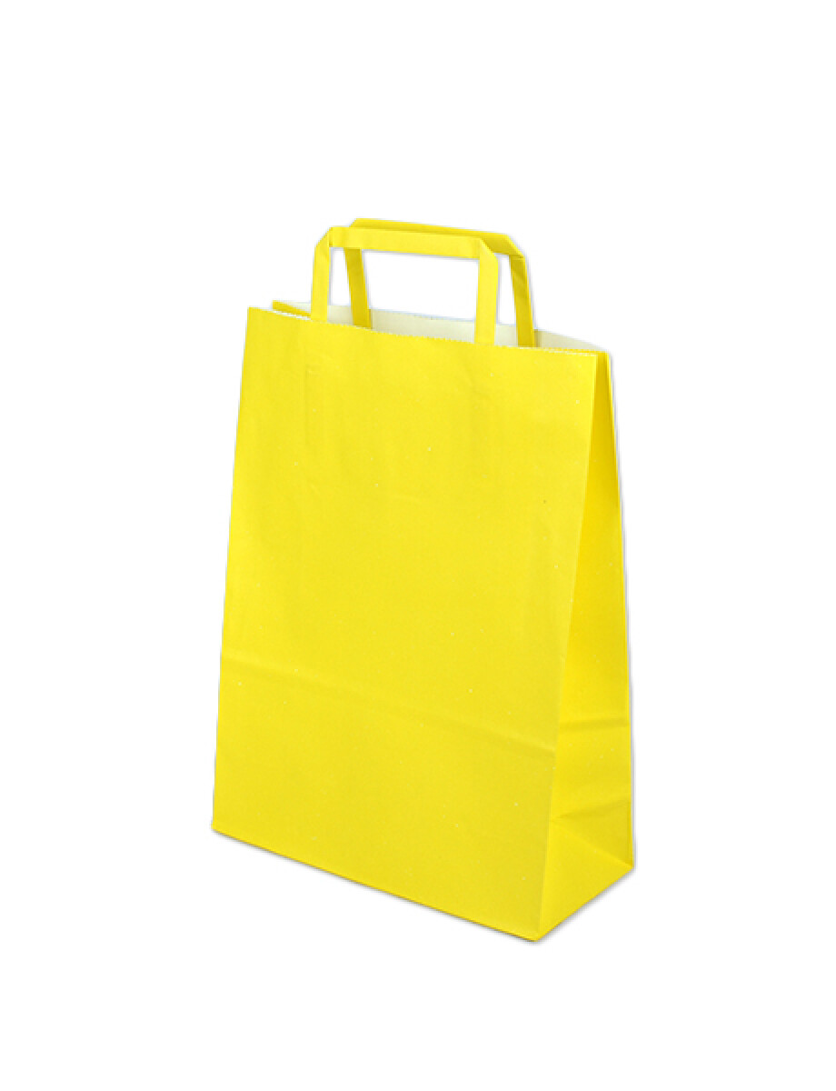 BOLSA LISA ACUARIO 22X10X30 cm - AMARILLO 