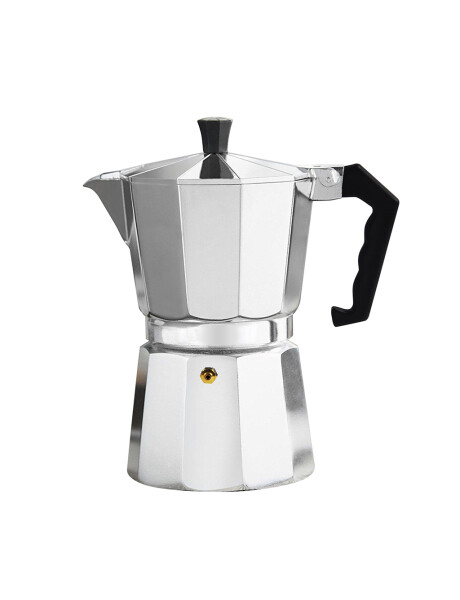 CAFETERA ITALIANA ALUMINIO BASTIANI 600ML 12T PLATA CAFETERA ITALIANA ALUMINIO BASTIANI 600ML 12T PLATA