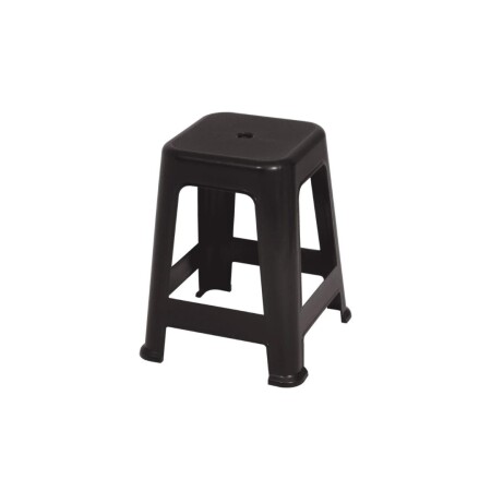 Banqueta Taburete Plastico Bela Vista Negro Mor NEGRO