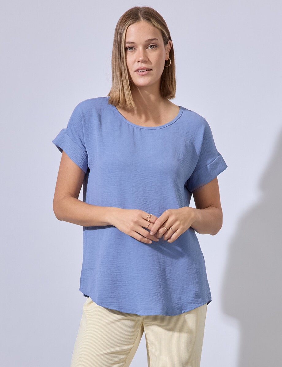 Blusa Solid - Azul 