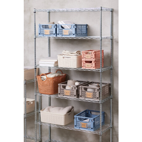 Cesta Jute 12L Plastico Blanco Crudo