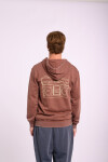 Campera deportiva estampada Bordeaux