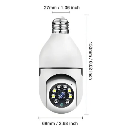 Cámara bombilla interior Ios y Android 2.4G V01