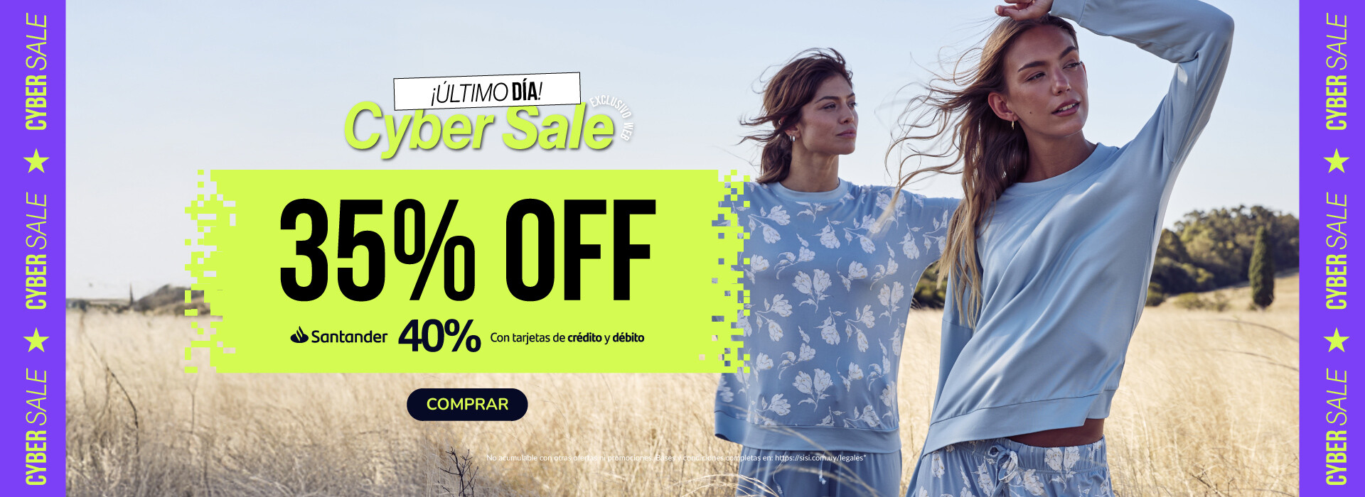 Último día - Cyber 35%