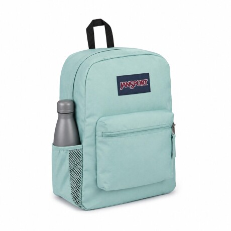 Mochila Jansport Cross Town Acolchada 26L 42.5X32X14.5Cm Ub VERDE-AGUA