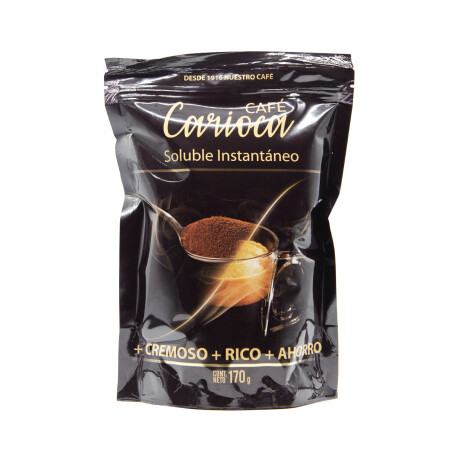 CAFE CARIOCA SOLUBLE INSTANTANEO 170 GRS CAFE CARIOCA SOLUBLE INSTANTANEO 170 GRS