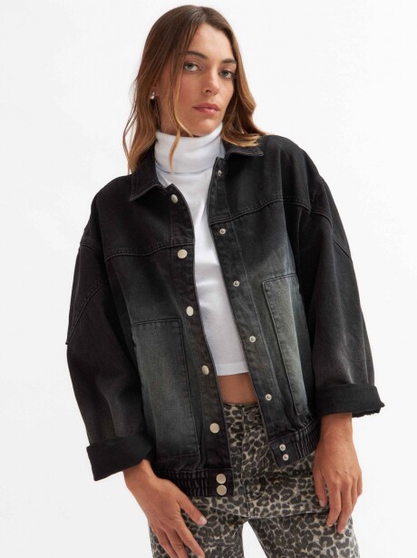 CAMPERA QUARTEIRA NEGRO