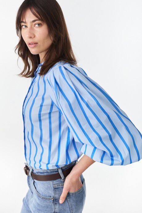 Camisa Eira Azul/Celeste