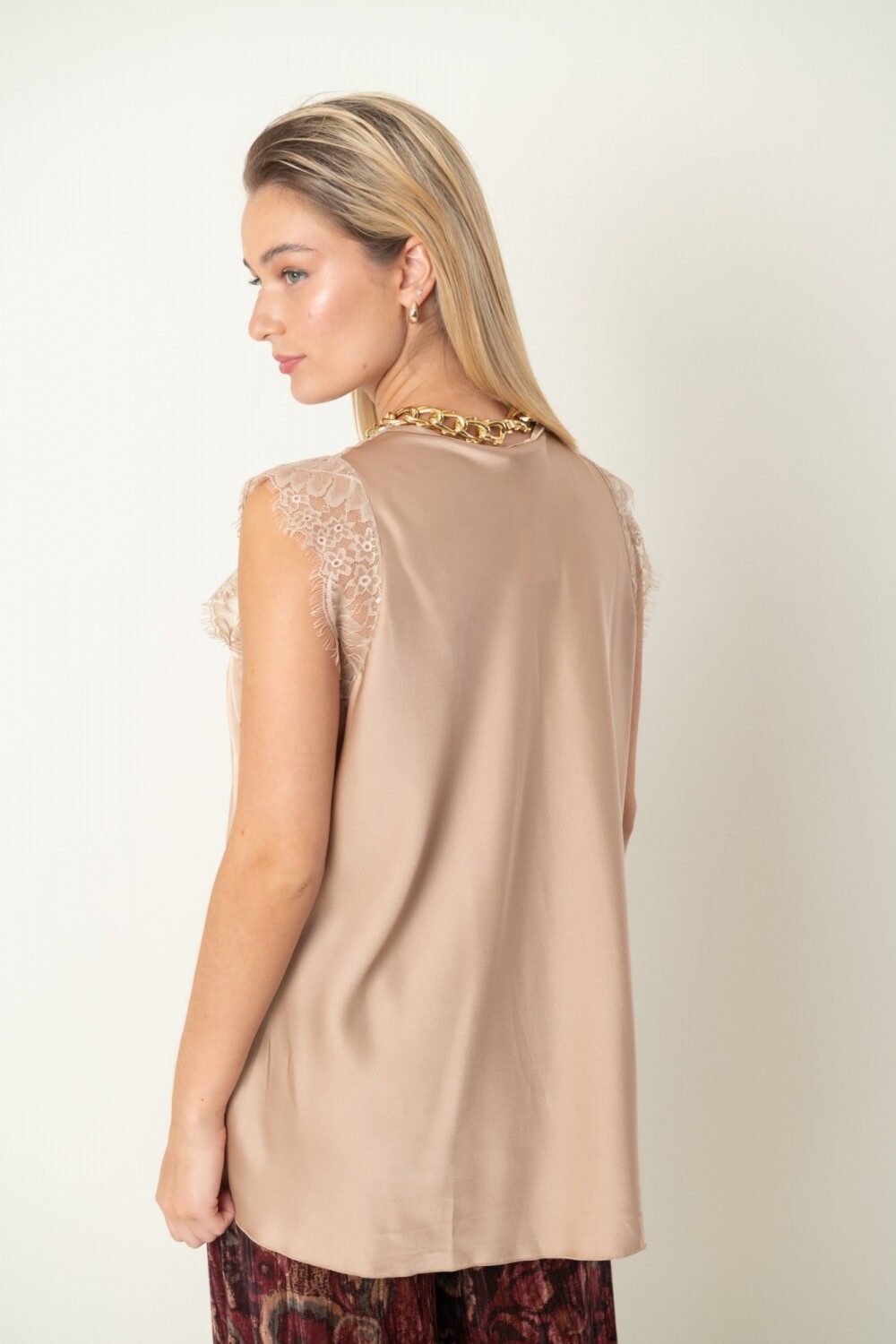 BLUSA AMMOLITA Camel