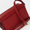 Mini Bag Lane En Efecto Cuero Zaffiano Rojo
