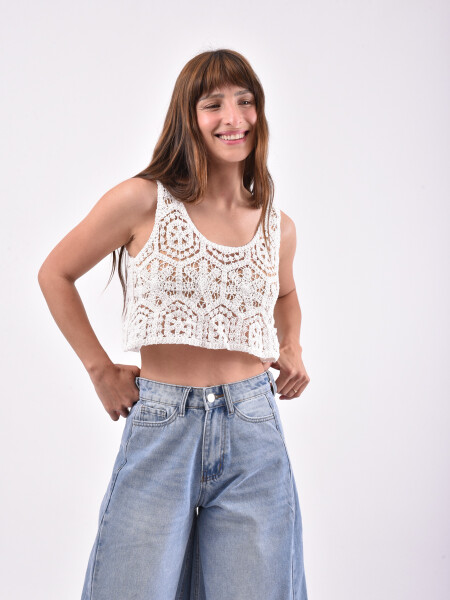 MUSCULOSA CLEA BLANCO