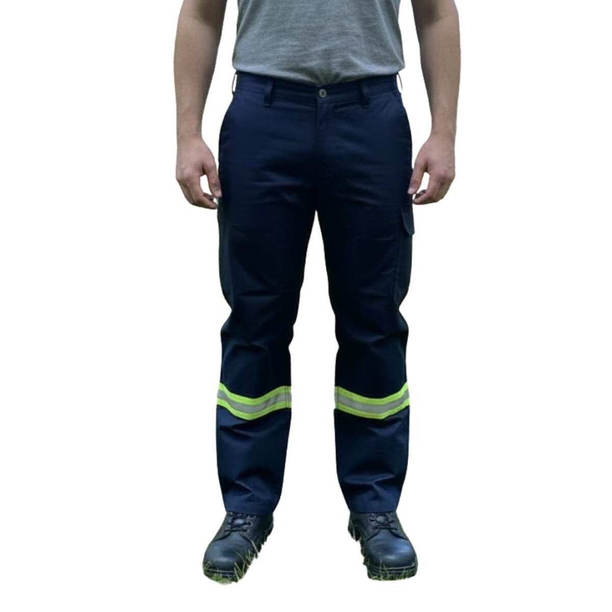 Pantalón de gabardina con reflectivo 