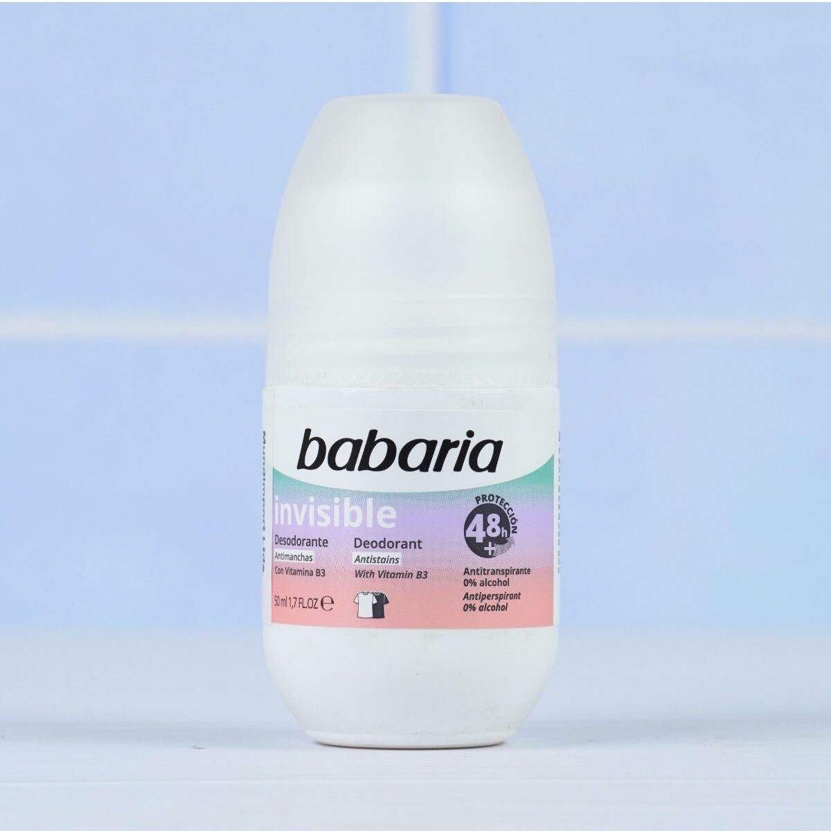 Desodorante roll on Babaria basic invisible 50ml 