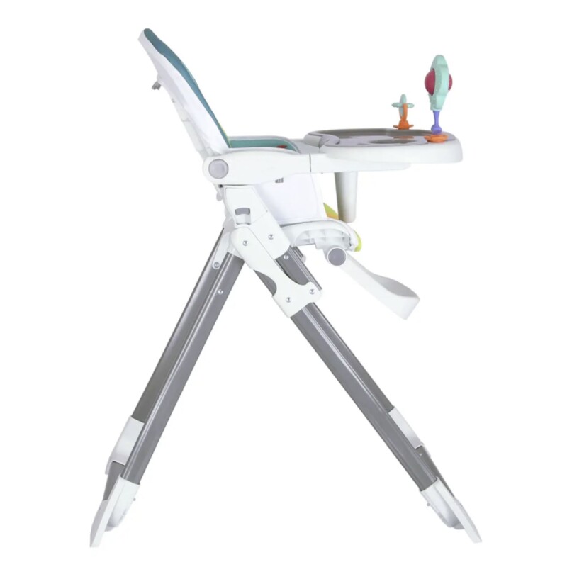 Silla de Bebe para Comer Carestino Río Ajustable Gris