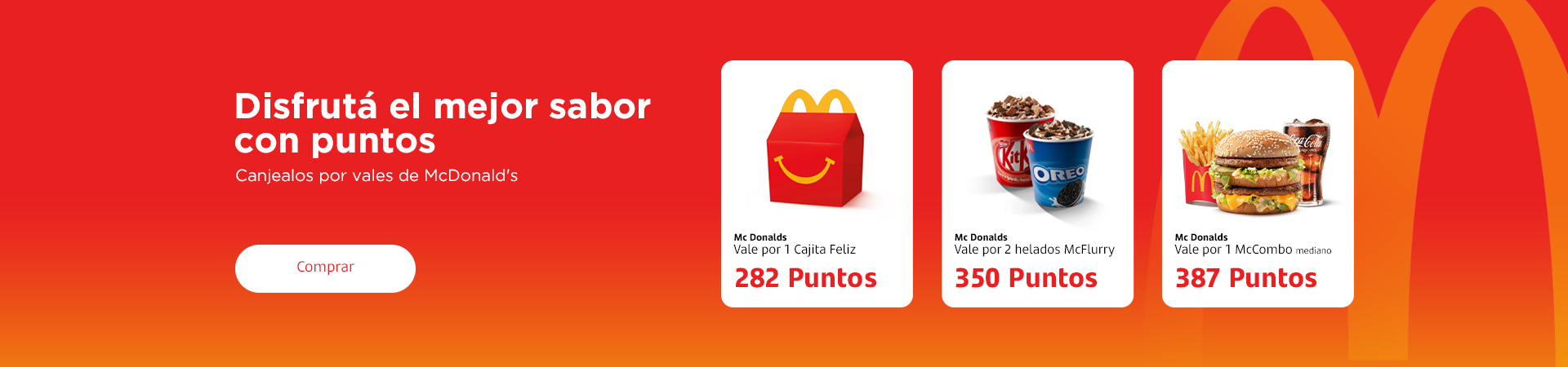 McDonalds Puntos valen más