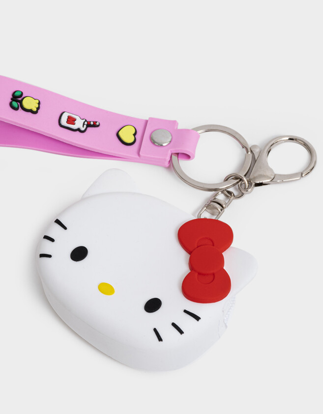 Llavero Silicona Llavero Y Charm De Monedero Hello Kitty - Combinacion Multicolor