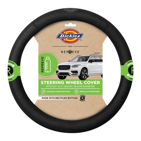 Funda Protectora Cubre Volante Accesorio para Auto Dickies Negro