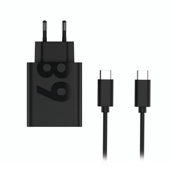 Cargador De Pared Tipo C Motorola Mc689n 68w CARGADOR MOTOROLA 68W USB C NEGRO
