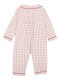 Pijama De Cuadros Blanco Roto