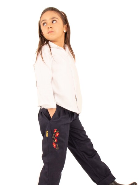 Bombacha de Niño/a Bordada del 4 al 12 Azul