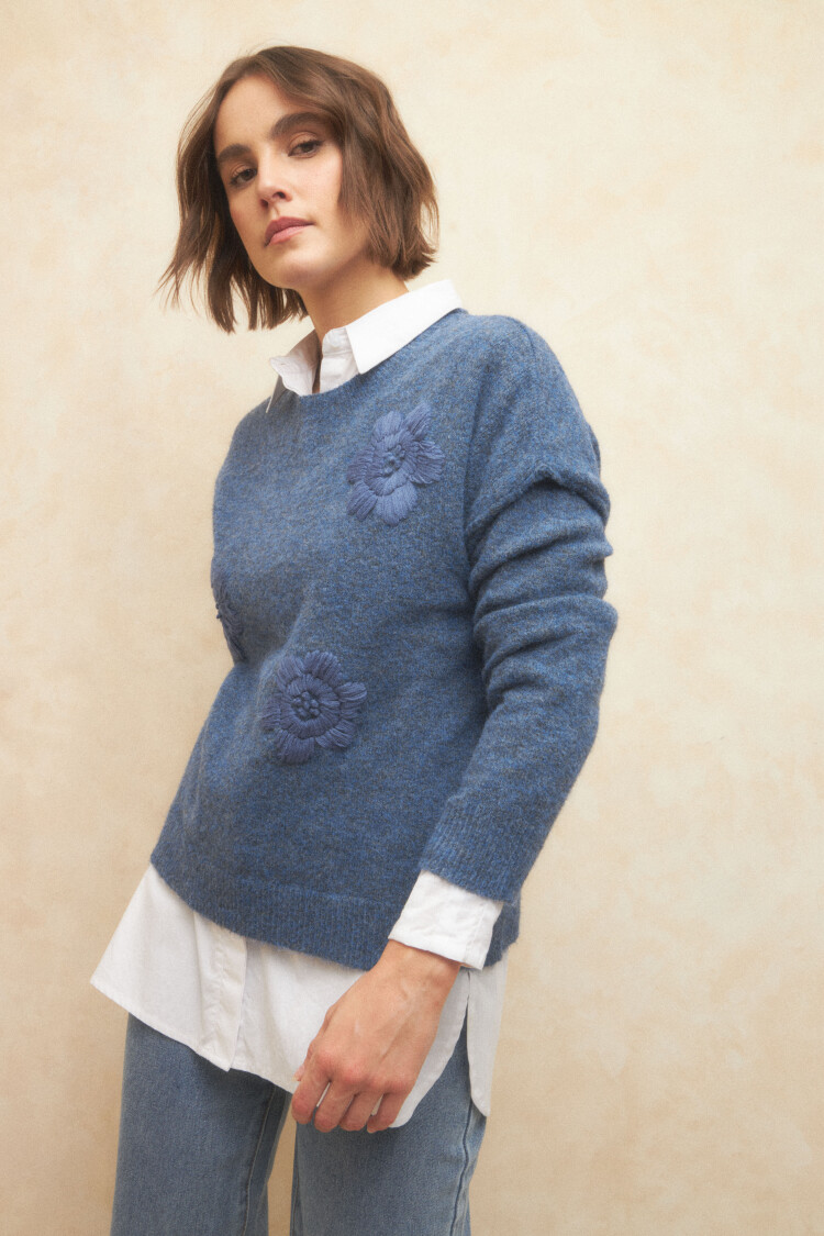 SWEATER AUGUSTE Azul Marino