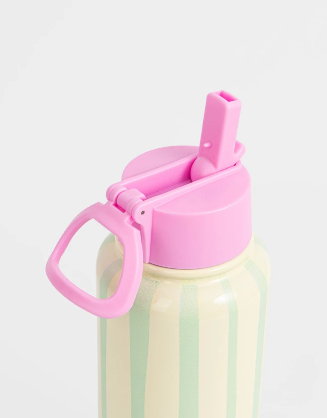 Accesorios Cocina Perrito Botella De Acero De 1 Litro Estampada Con Pico Revatible - Combinacion Multicolor