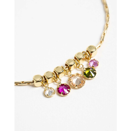 Pulsera Cubic Color Dorado