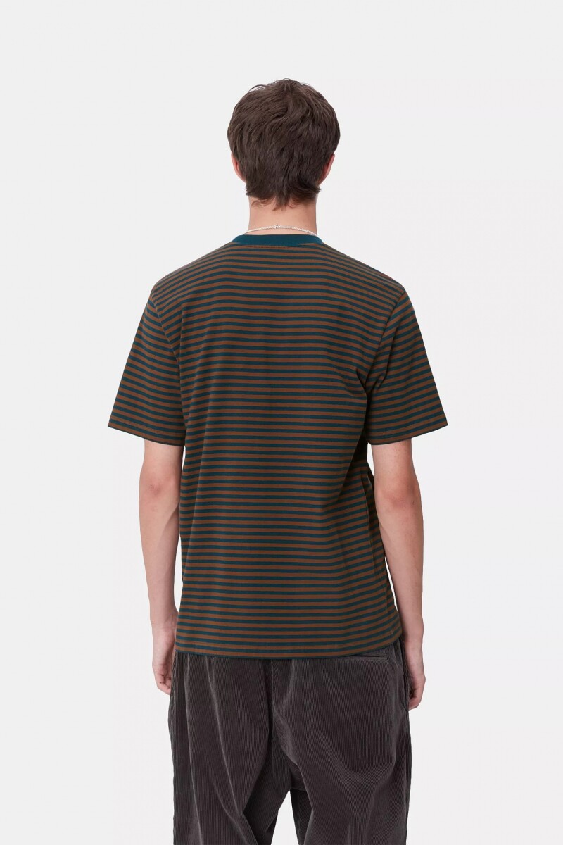 S/S VERNER POCKET T-SHIRT Ladrillo
