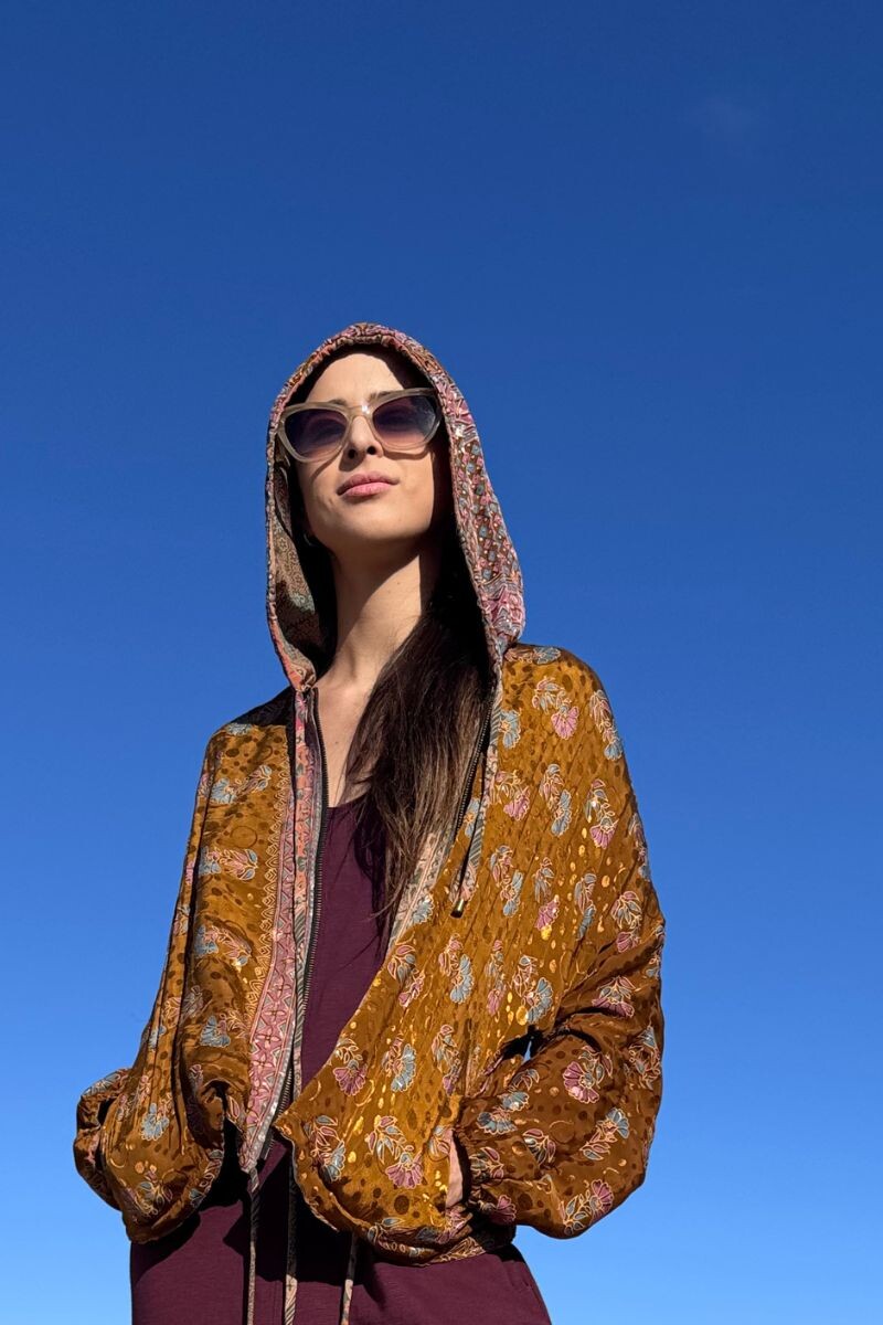 Campera Bruma corta Mostaza