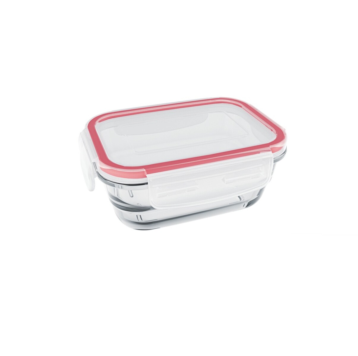 Tupper Hermético Rectangular de Vidrio 400 ml 
